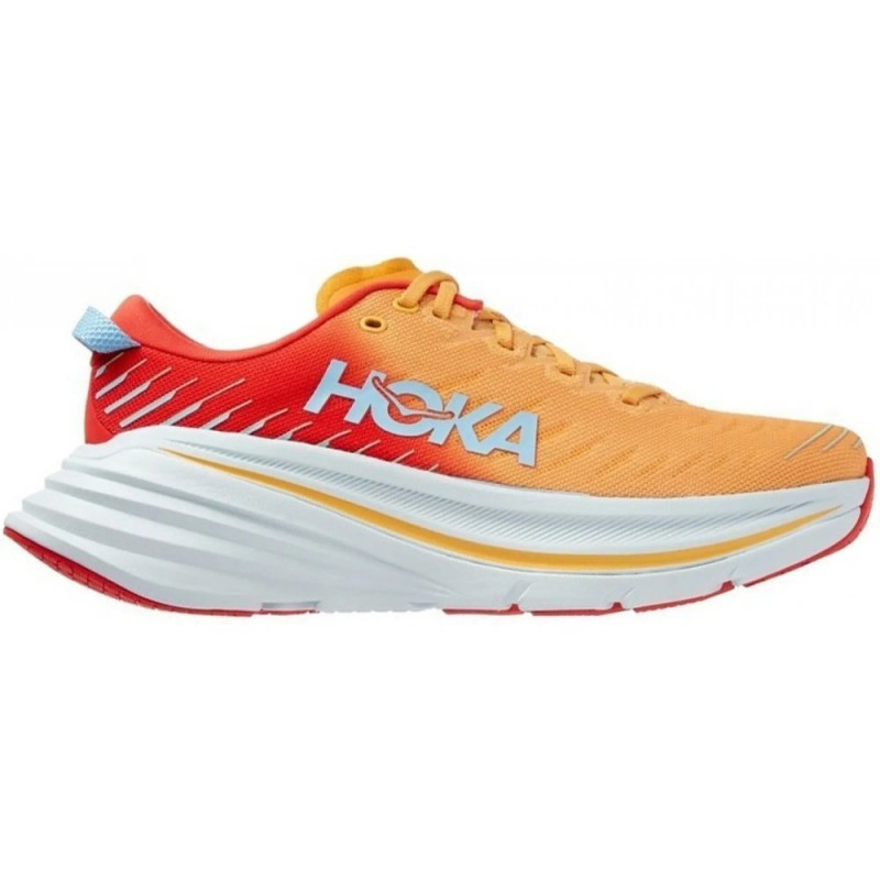 Hoka Bondi X Fiesta Amber Yellow