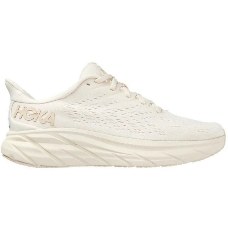 Hoka Clifton 8 Eggnog Shifting Sand