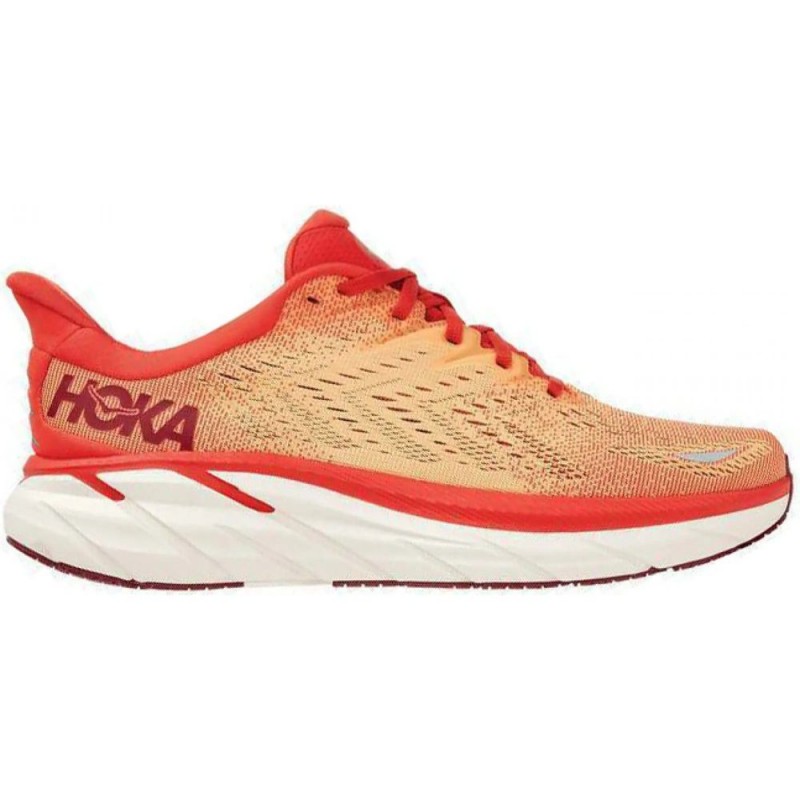 Hoka Clifton 8 Fiesta Blazing Orange