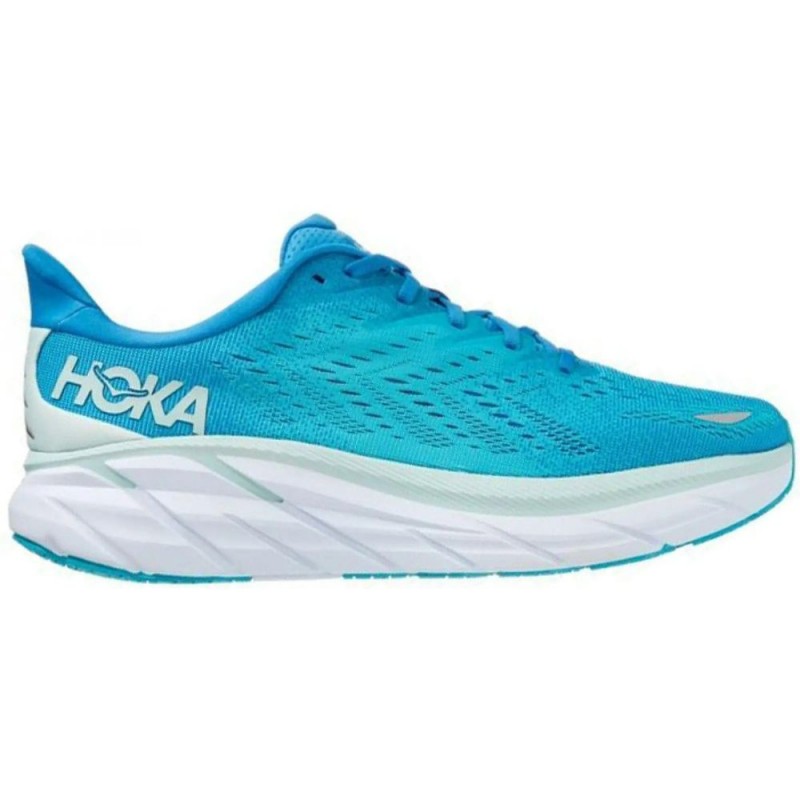 Hoka Clifton 8 Ibiza Blue Scuba Blue