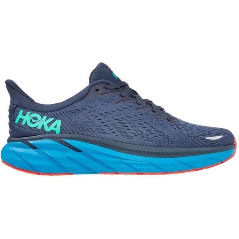 Hoka Clifton 8 Outer Space Vallarta Blue