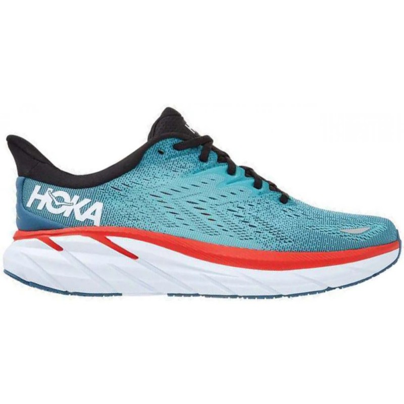 Hoka Clifton 8 Real Teal Aquarelle