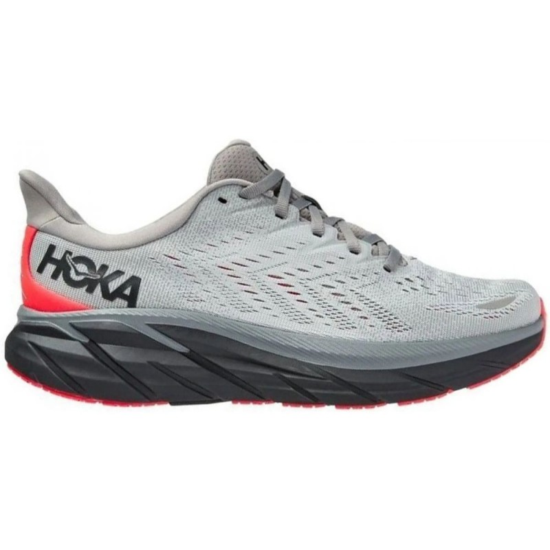 Hoka Clifton 8 Sharkskin Diva Pink