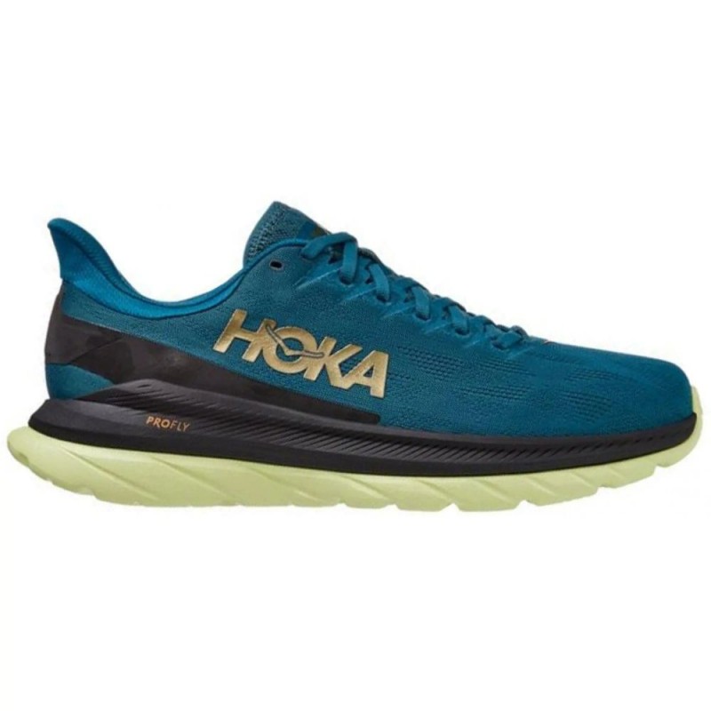 Hoka Mach 4 Blue Coral Black