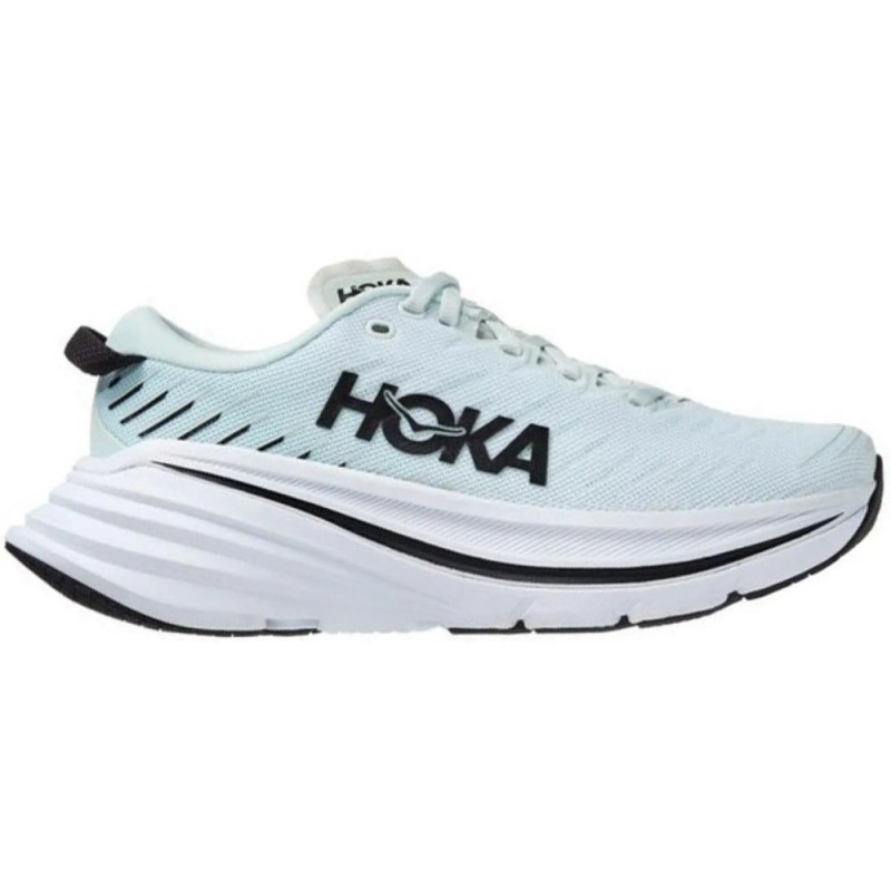 Hoka Bondi X Blue Glass Billowing Sail